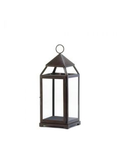 LARGE BRONZE CONTEMPORARY LANTERN