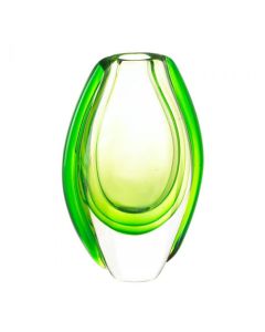 EMERALD ART GLASS VASE